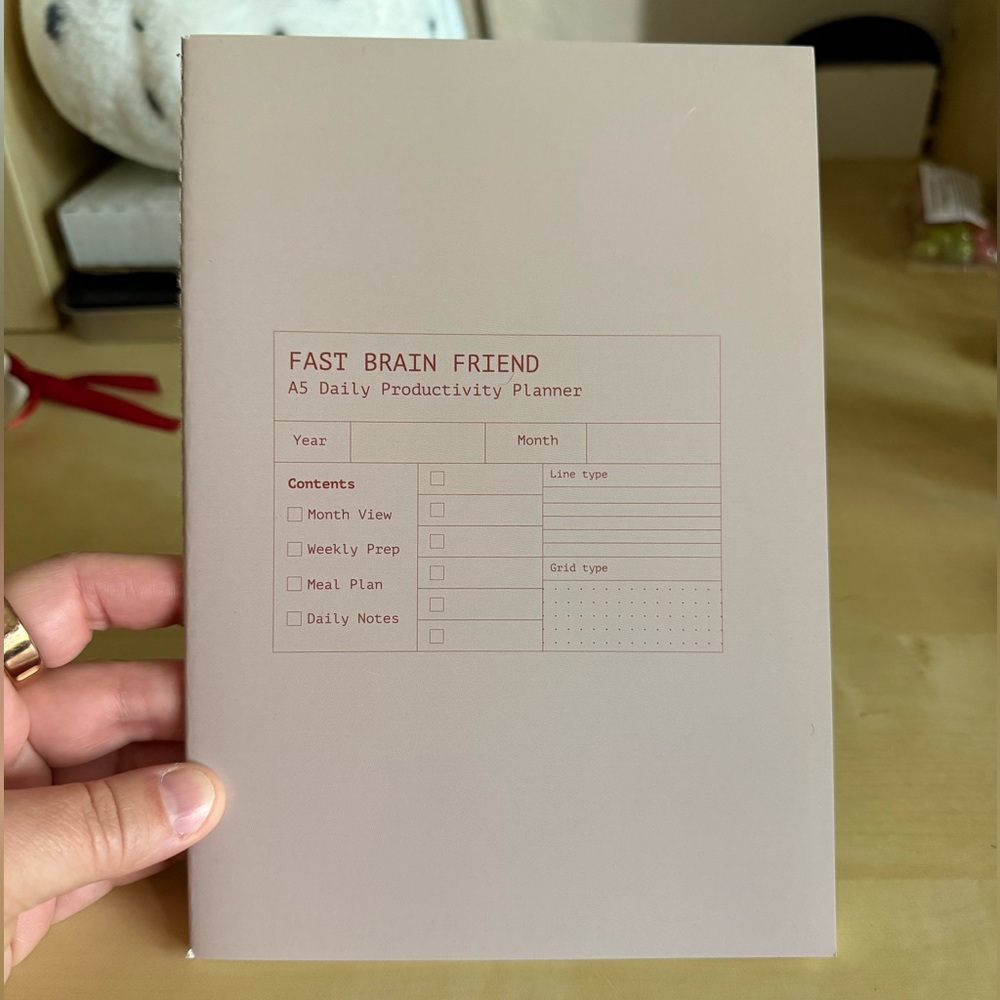 Fast Brain Friend A5 Daily Productivity Planners